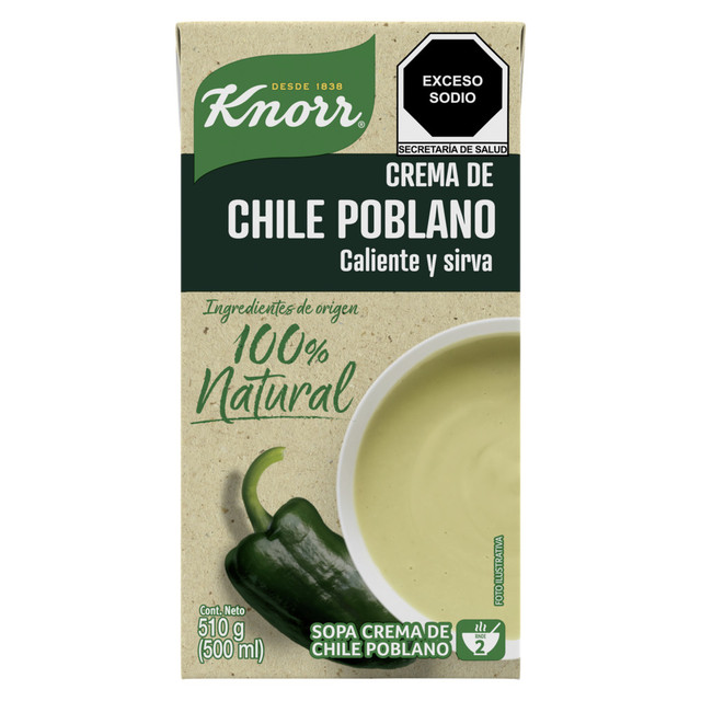 Crema De Chile Poblano (510grs)