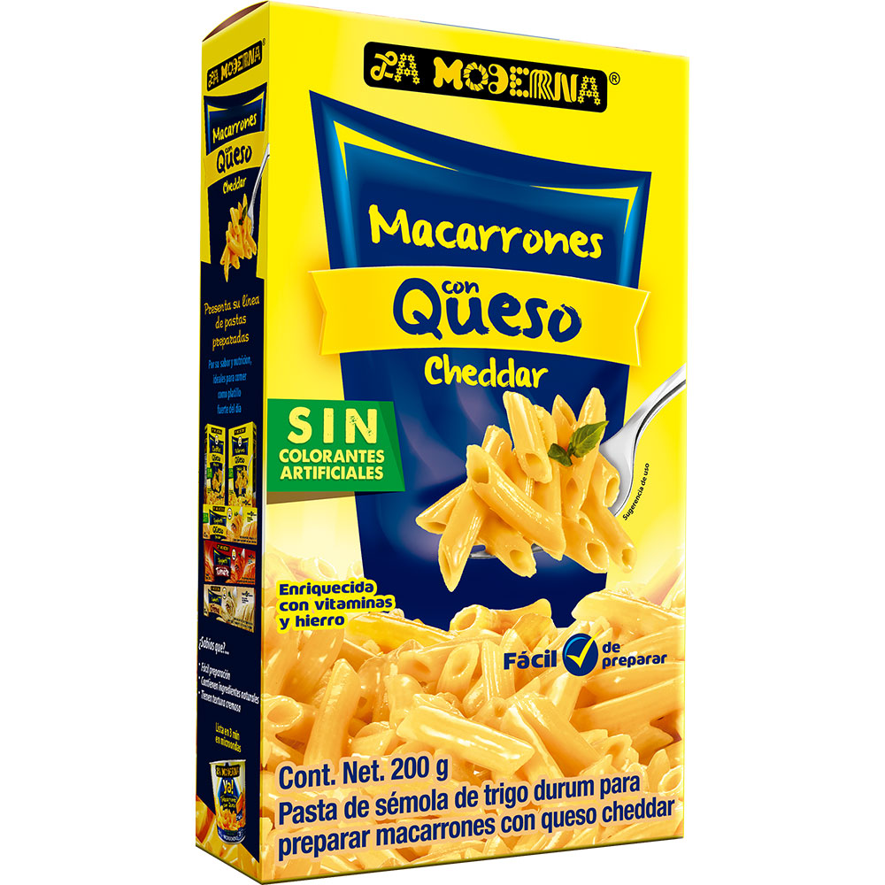 Macarrones con queso (caja)