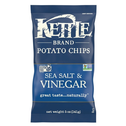 Sea Salt and Vinegar Potato Chips Kettle (bag)