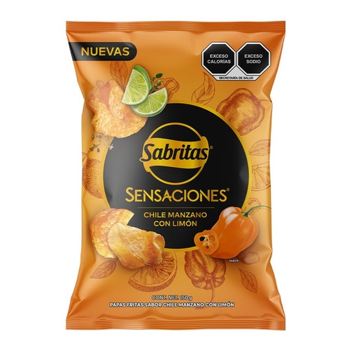 Sensaciones Manzano Chili Potato Chips (bag)