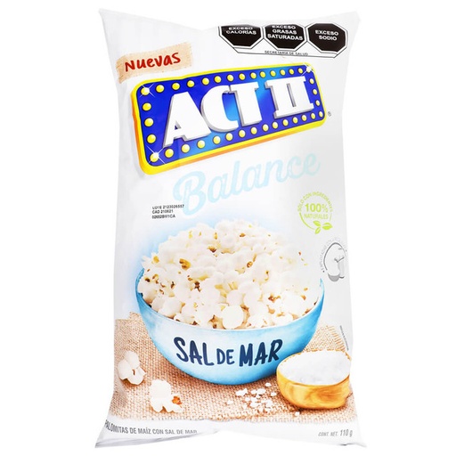 Palomitas ACT II Sal De Mar (bolsa)
