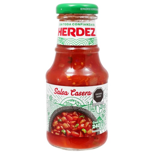 Salsa Casera Roja Herdez (453grs)