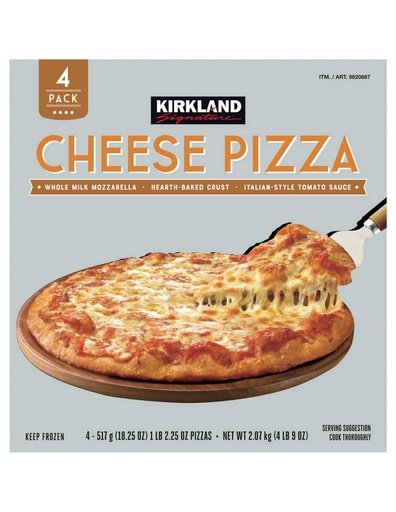 Kirkland Pizzas de Quesos (4pz)