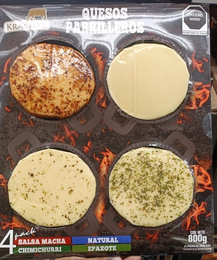 Grilling cheeses (paq)