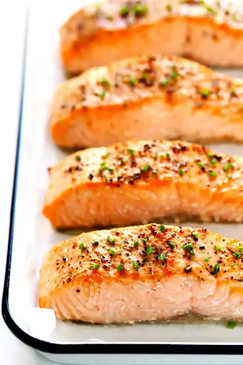 Grilled Salmon and Veggies